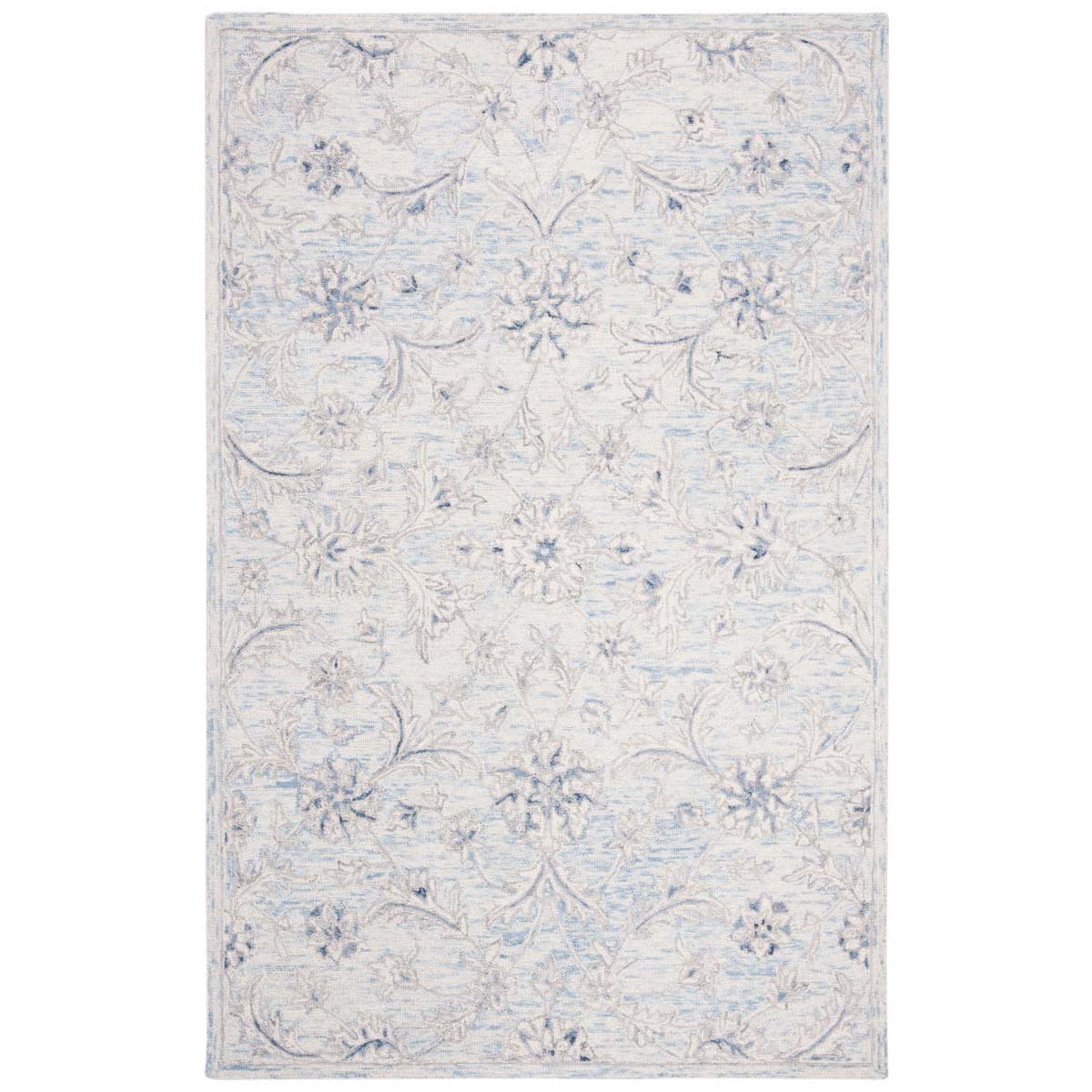 Safavieh Micro-Loop 506 Rug, MLP506 - Light Blue / Ivory