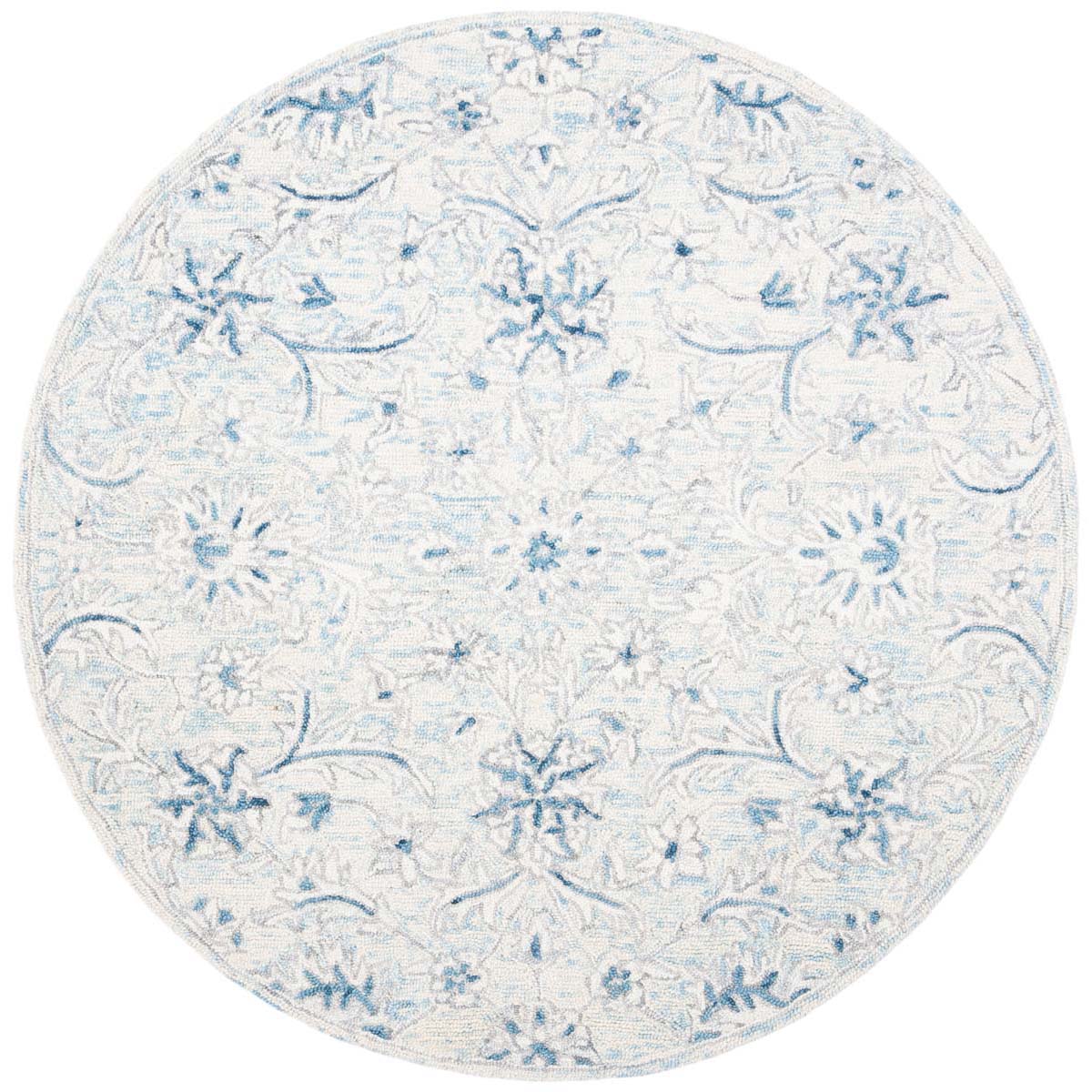 Safavieh Micro-Loop 506 Rug, MLP506 - Light Blue / Ivory