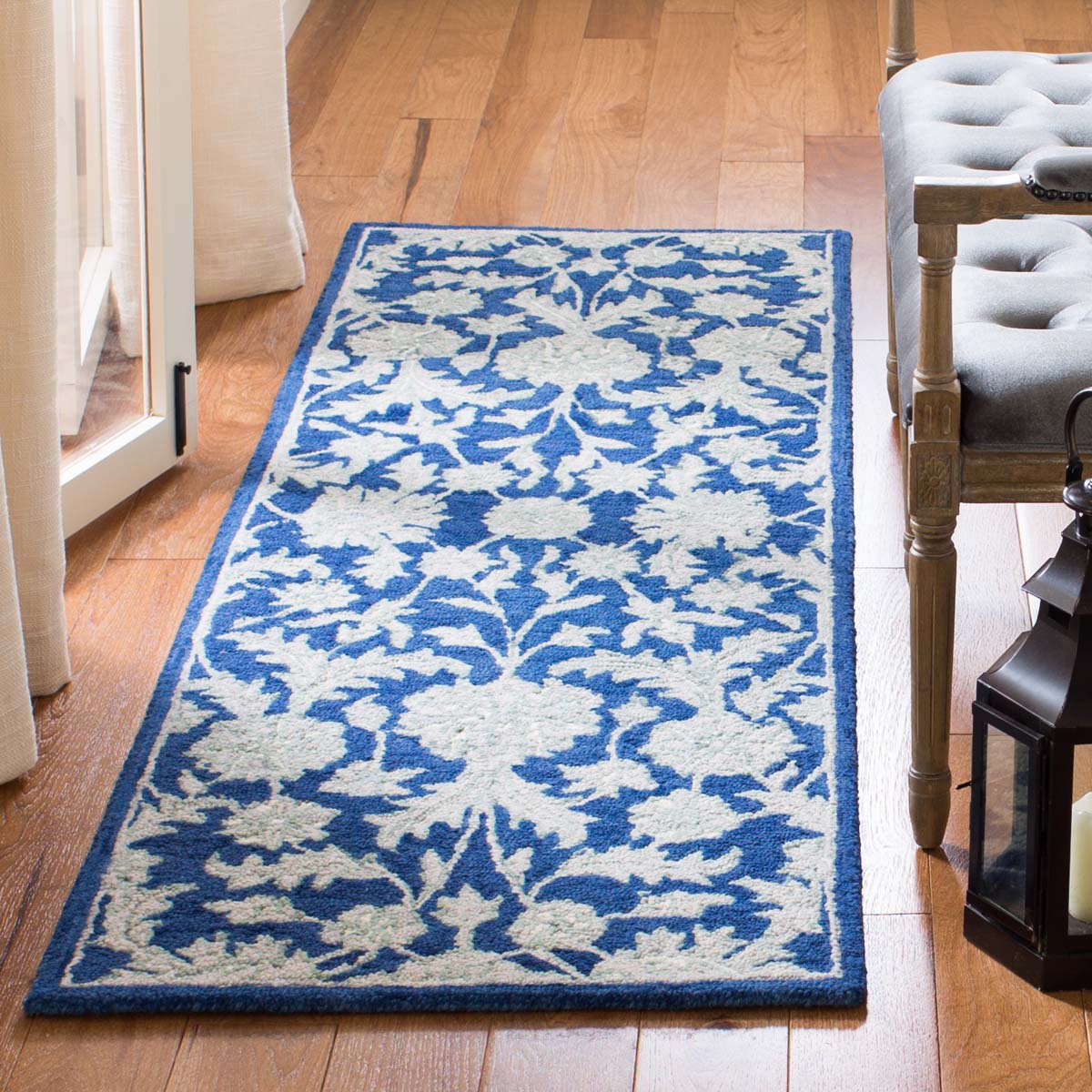 Safavieh Micro-Loop 506 Rug, MLP506 - Navy / Grey