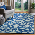 Safavieh Micro-Loop 506 Rug, MLP506 - Navy / Grey