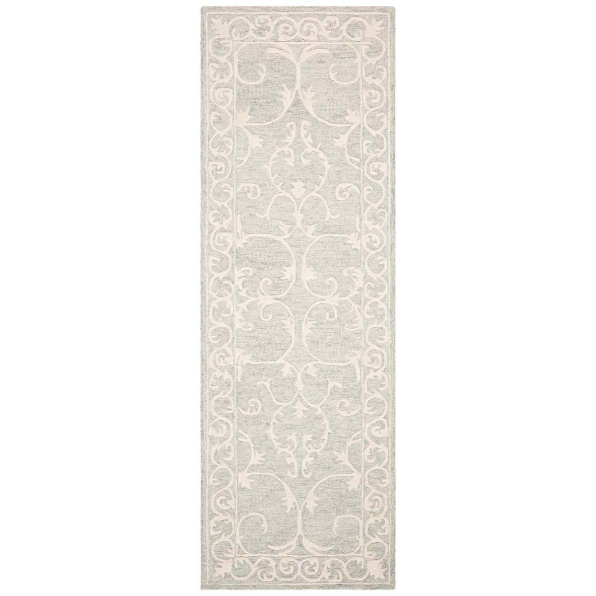 Safavieh Micro-Loop 507 Rug, MLP507 - Light Grey / Ivory