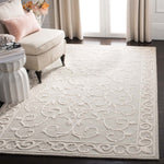 Safavieh Micro-Loop 507 Rug, MLP507 - Light Grey / Ivory