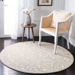 Safavieh Micro-Loop 507 Rug, MLP507 - Light Grey / Ivory