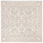 Safavieh Micro-Loop 507 Rug, MLP507 - Light Grey / Ivory