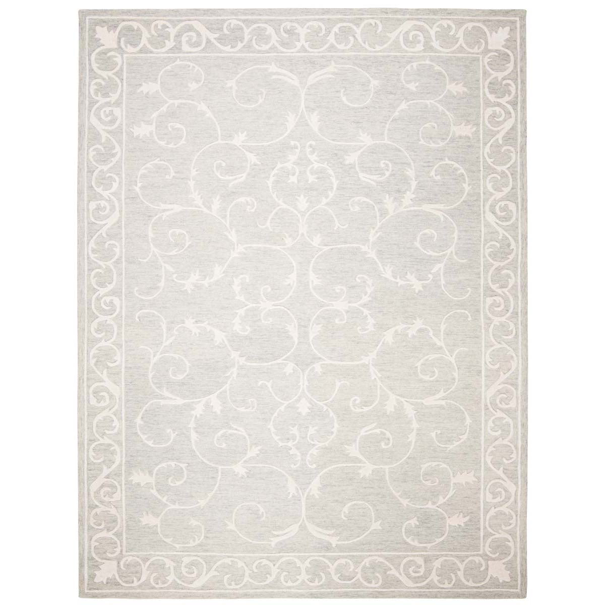 Safavieh Micro-Loop 507 Rug, MLP507 - Light Grey / Ivory