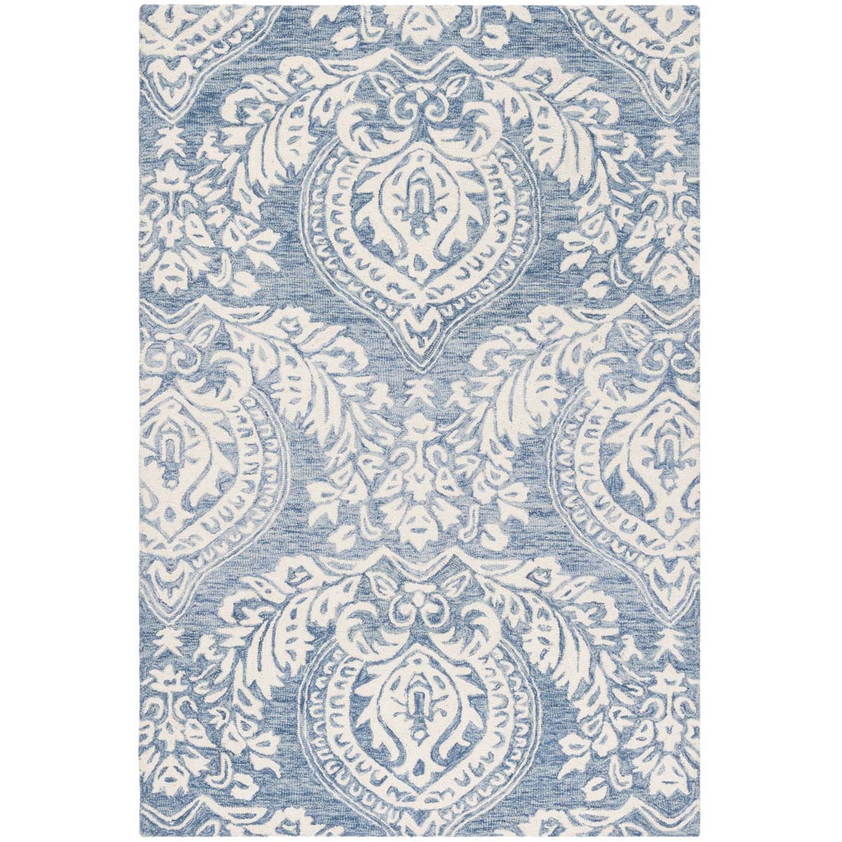 Safavieh Micro-Loop 512 Rug, MLP512 - Blue / Ivory