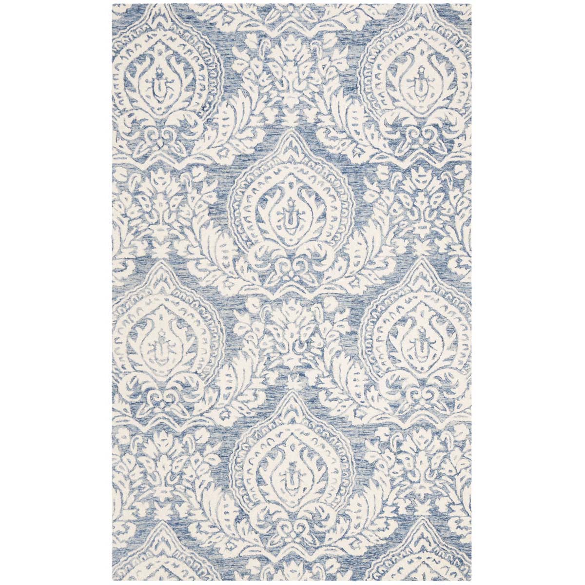 Safavieh Micro-Loop 512 Rug, MLP512 - Blue / Ivory