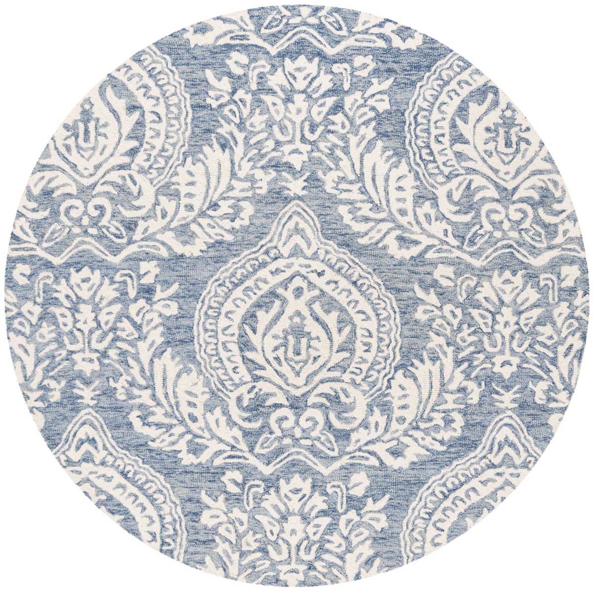 Safavieh Micro-Loop 512 Rug, MLP512 - Blue / Ivory