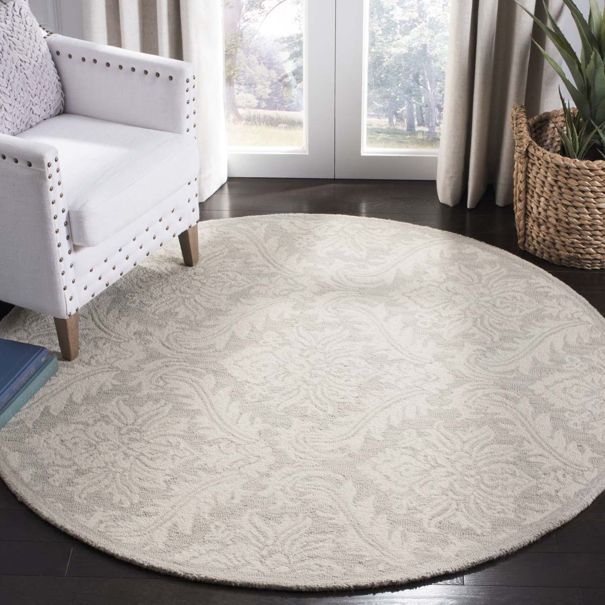 Safavieh Micro-Loop 513 Rug, MLP513 - Silver