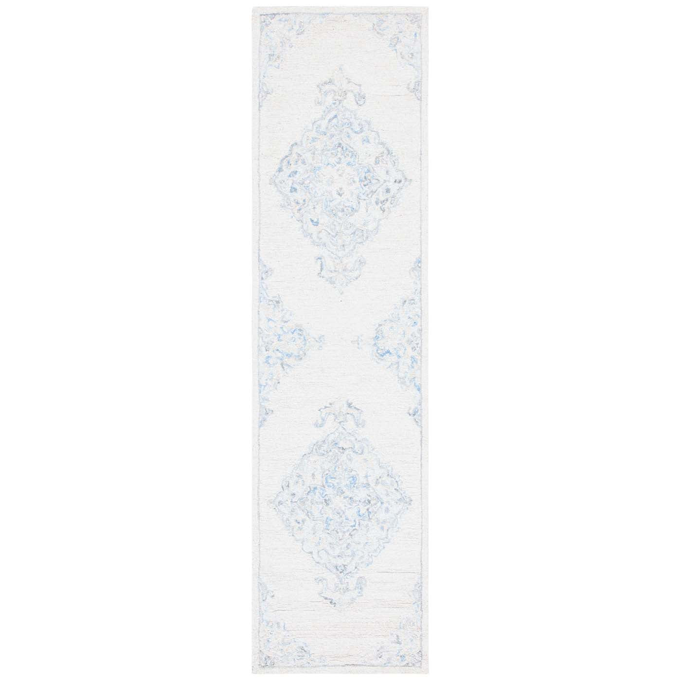 Safavieh Micro-Loop 516 Rug, MLP516 - Ivory / Blue