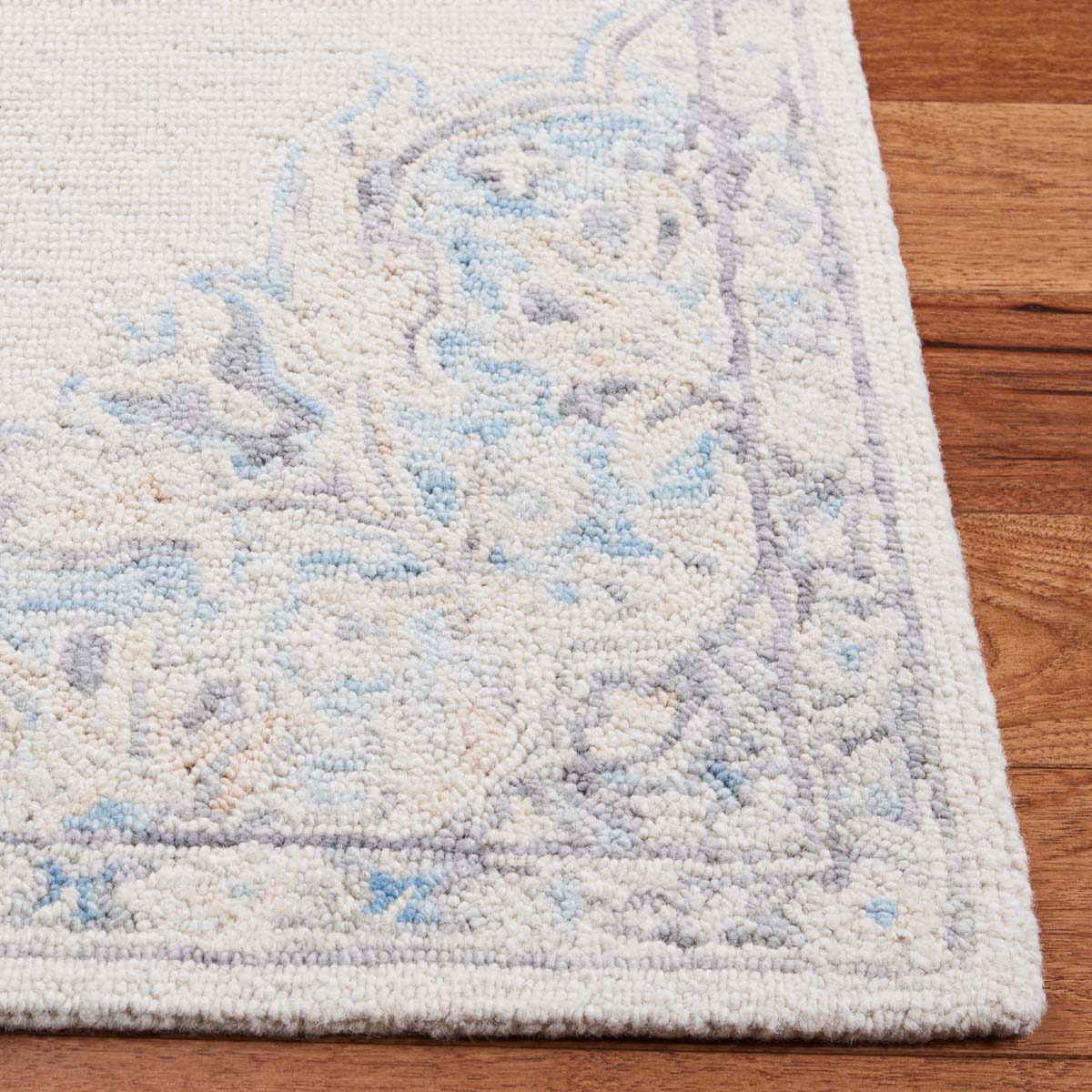 Safavieh Micro-Loop 516 Rug, MLP516 - Ivory / Blue