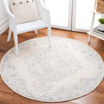 Safavieh Micro-Loop 516 Rug, MLP516 - Ivory / Blue