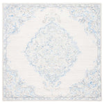 Safavieh Micro-Loop 516 Rug, MLP516 - Ivory / Blue