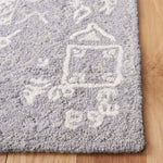 Safavieh Micro-Loop 517 Rug, MLP517 - Ivory / Grey