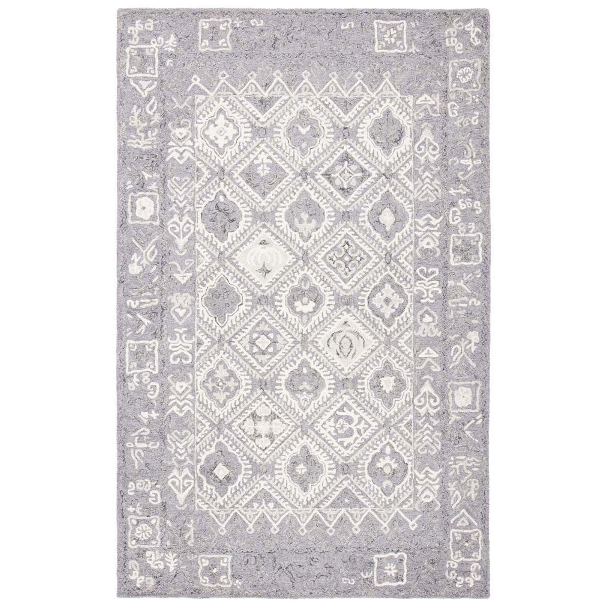 Safavieh Micro-Loop 517 Rug, MLP517 - Ivory / Grey