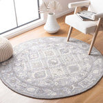 Safavieh Micro-Loop 517 Rug, MLP517 - Ivory / Grey