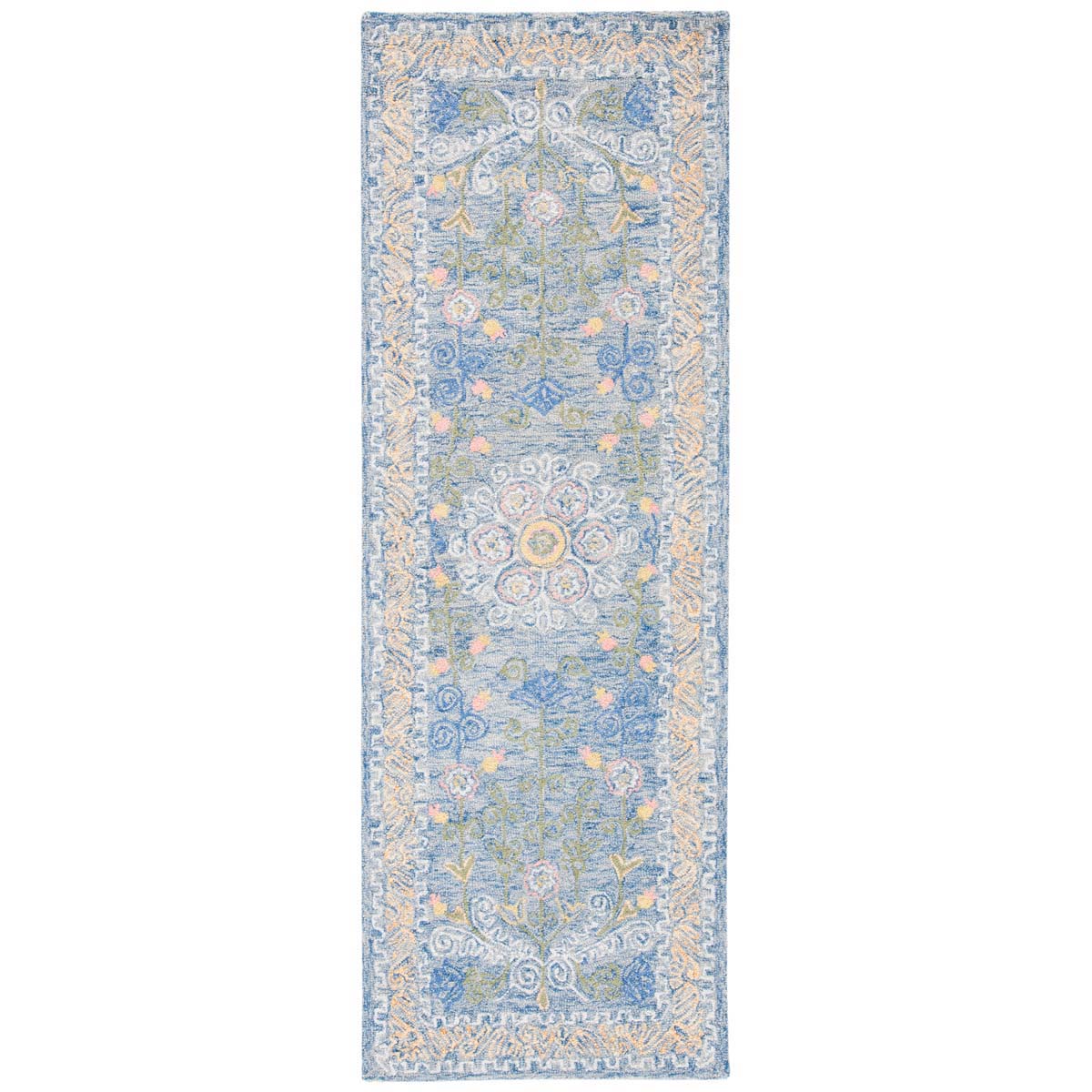 Safavieh Micro-Loop 522 Rug, MLP522 - Blue / Green