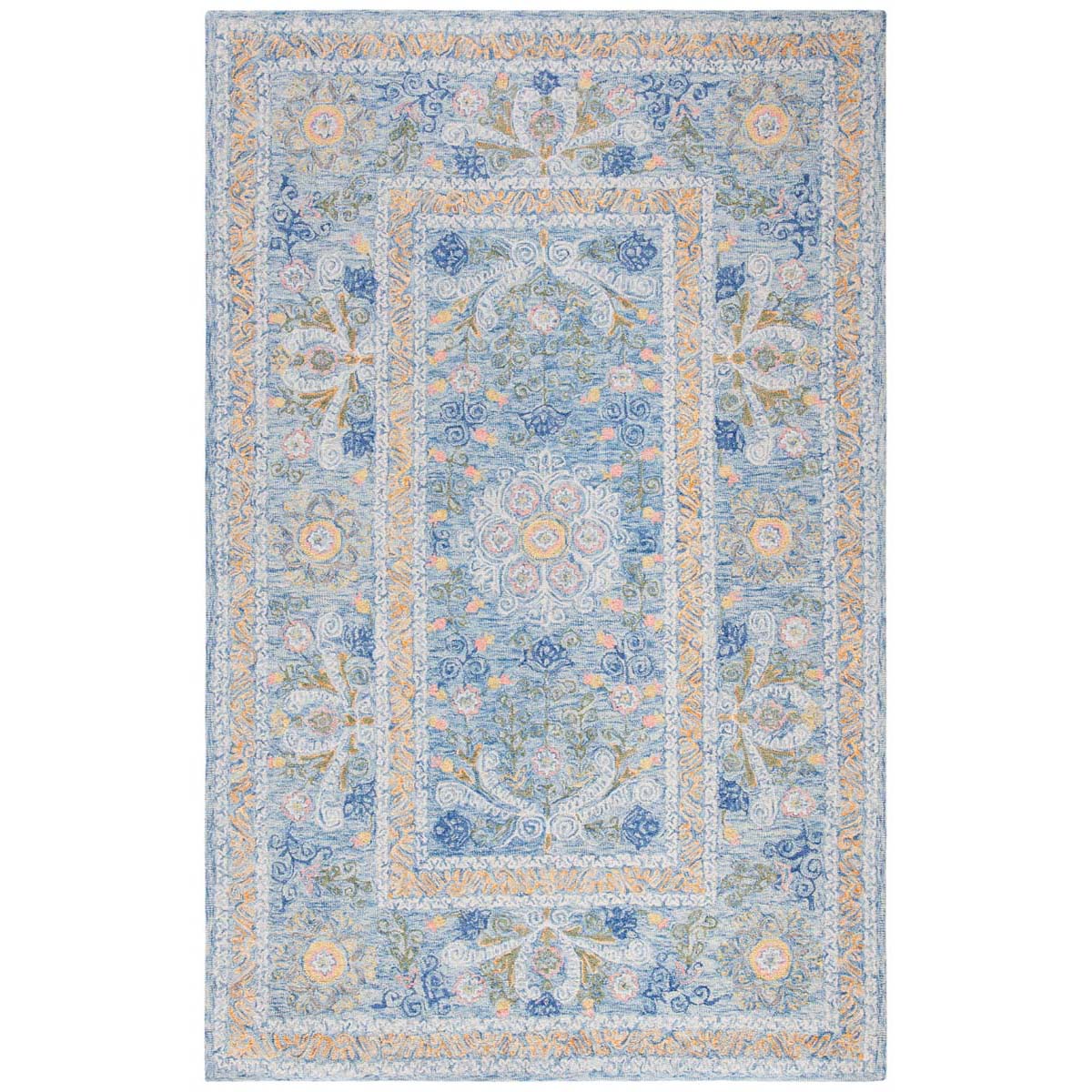 Safavieh Micro-Loop 522 Rug, MLP522 - Blue / Green