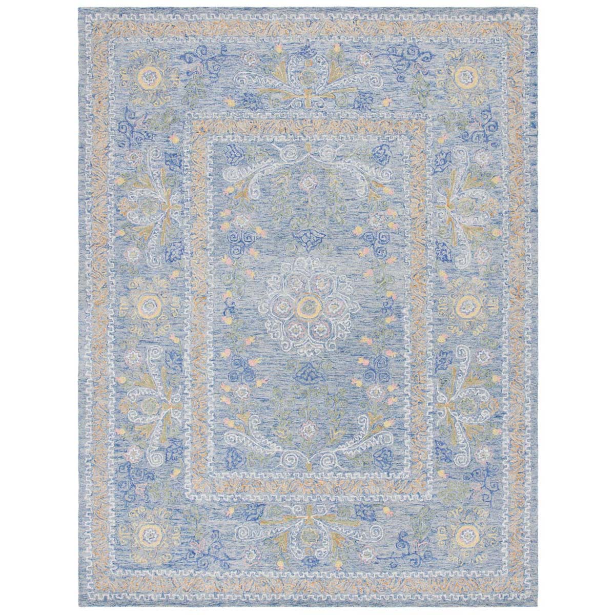 Safavieh Micro-Loop 522 Rug, MLP522 - Blue / Green