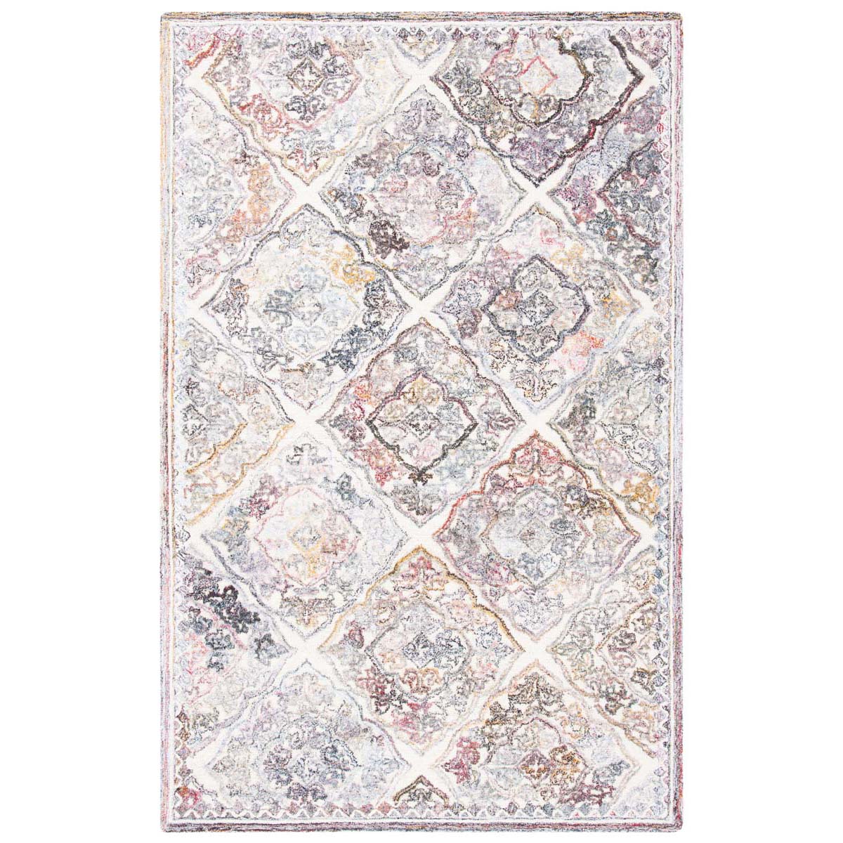 Safavieh Micro-Loop 523 Rug, MLP523 - Grey / Ivory