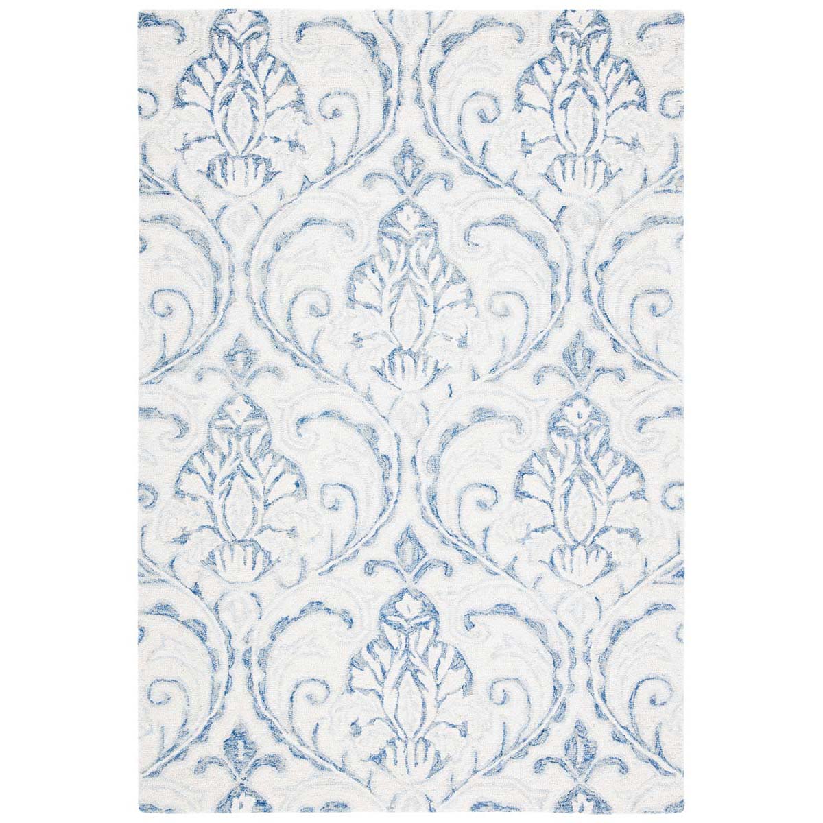 Safavieh Micro-Loop 532 Rug, MLP532 - Ivory / Blue