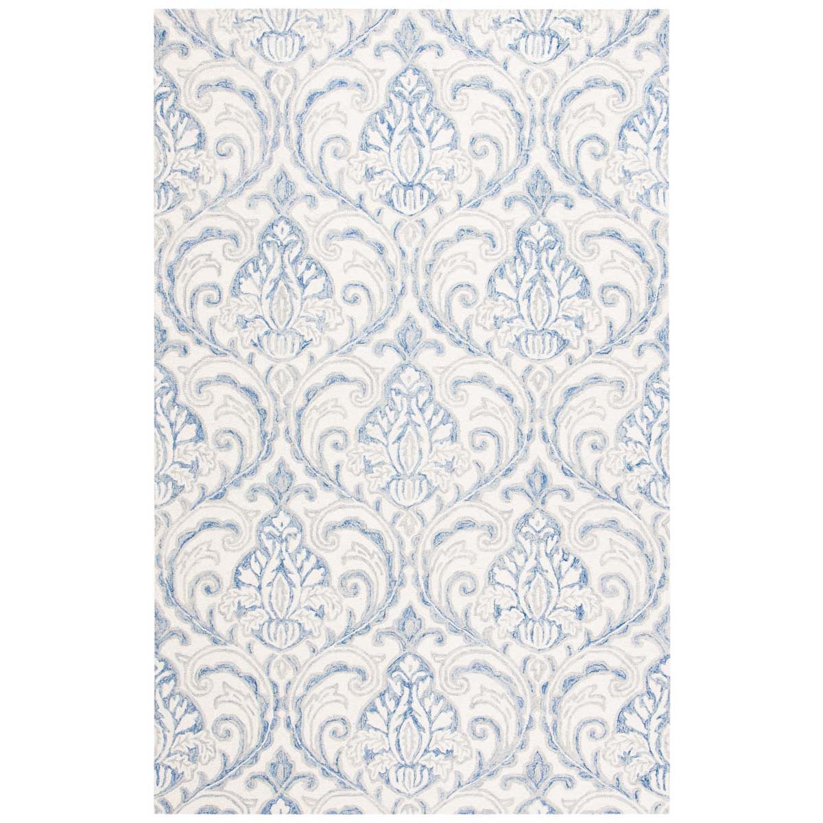 Safavieh Micro-Loop 532 Rug, MLP532 - Ivory / Blue