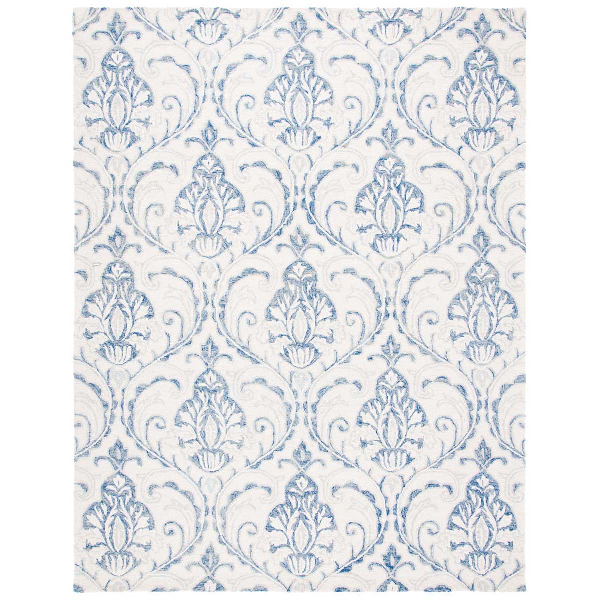 Safavieh Micro-Loop 532 Rug, MLP532 - Ivory / Blue