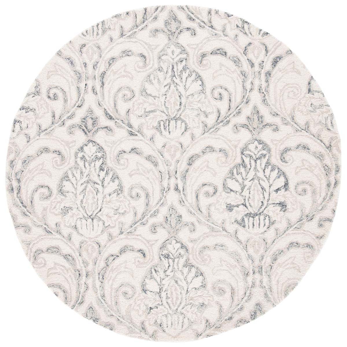 Safavieh Micro-Loop 532 Rug, MLP532 - Ivory / Grey