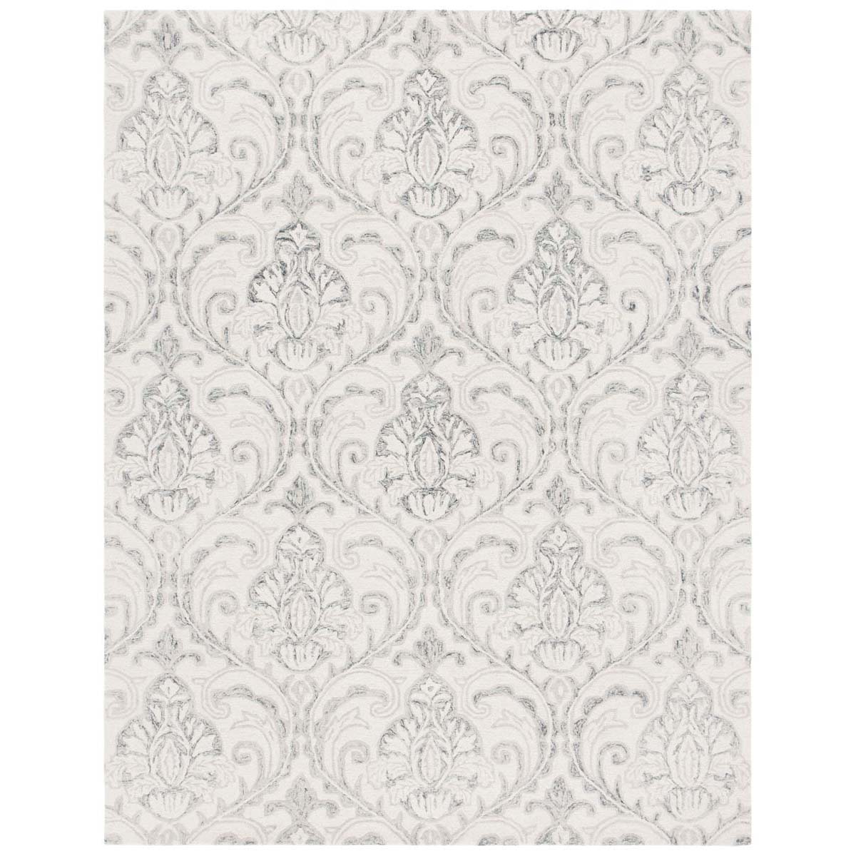 Safavieh Micro-Loop 532 Rug, MLP532 - Ivory / Grey