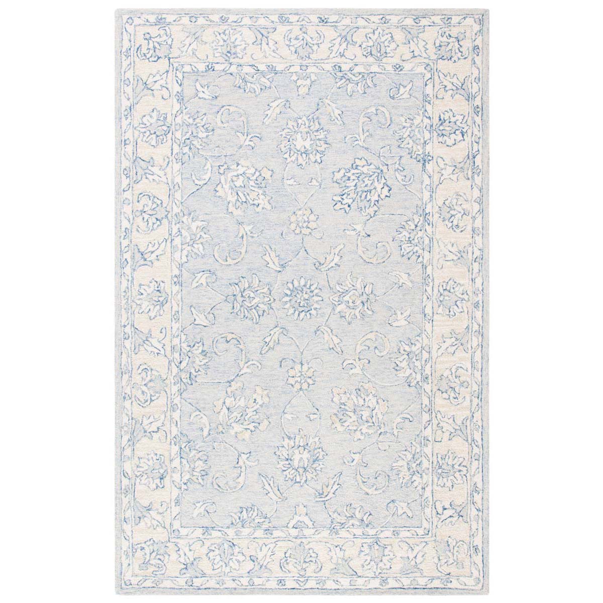 Safavieh Micro-Loop 535 Rug, MLP535 - Blue / Beige