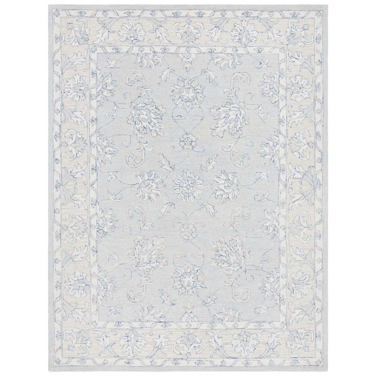 Safavieh Micro-Loop 535 Rug, MLP535 - Blue / Beige