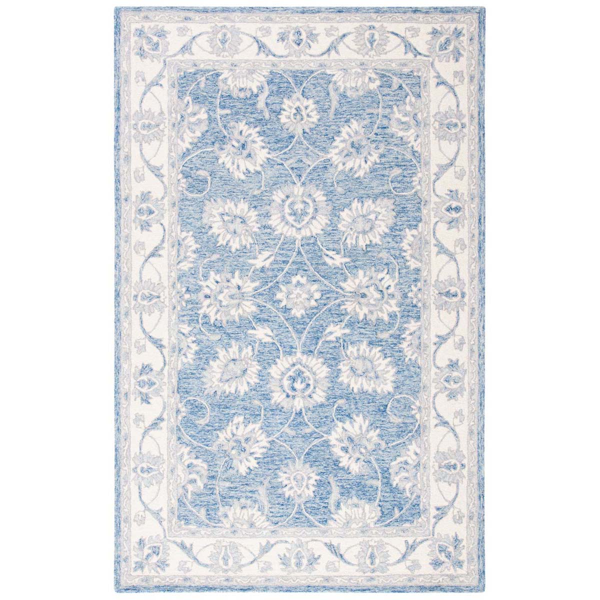 Safavieh Micro-Loop 536 Rug, MLP536 - Blue / Ivory