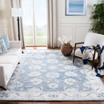 Safavieh Micro-Loop 536 Rug, MLP536 - Blue / Ivory