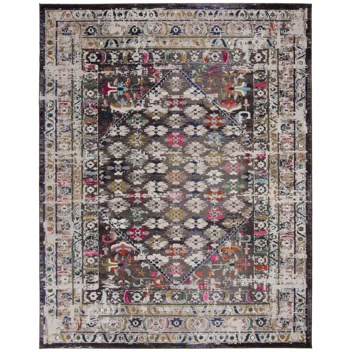 Safavieh Monaco 255 Rug, MNC255 - Brown / Grey