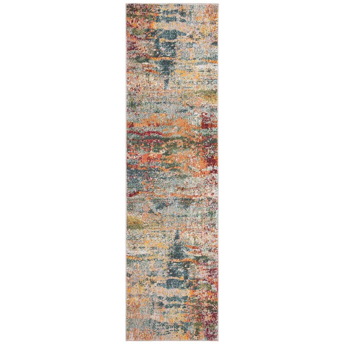 Safavieh Monaco 262 Rug, MNC262 - Teal / Orange