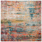 Safavieh Monaco 262 Rug, MNC262 - Teal / Orange