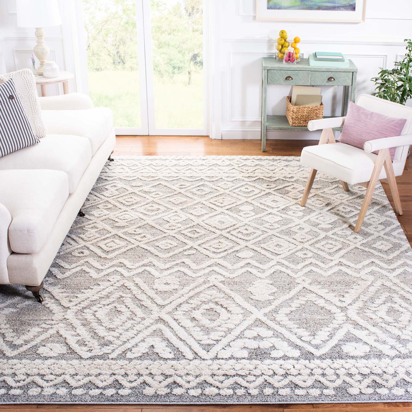 Martha Stewart 0788 Rug, MSR0788 - Beige / White