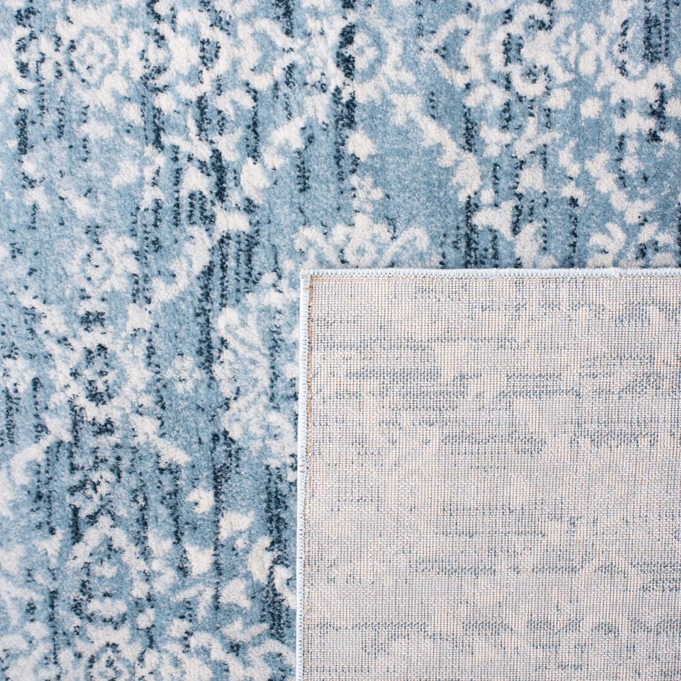 Martha Stewart 0953 Rug, MSR0953 - Denim Blue / Ivory