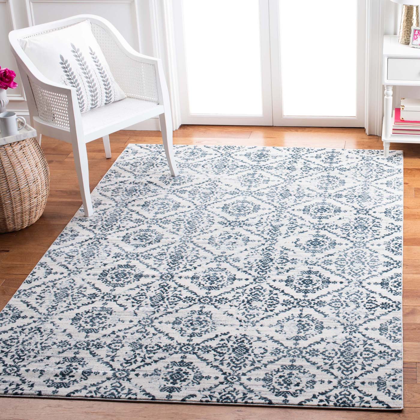 Martha Stewart 0953 Rug, MSR0953 - Navy / Ivory