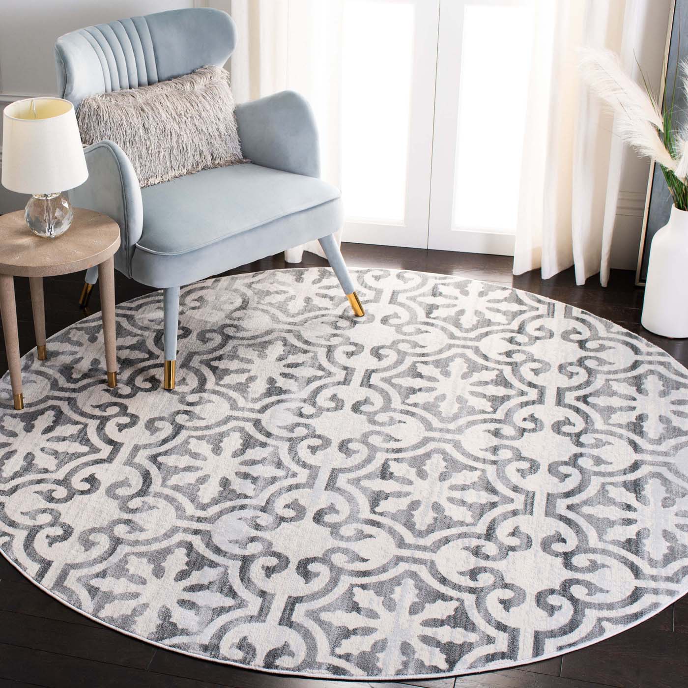 Martha Stewart 0956 Rug, MSR0956 - Grey / Ivory