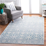 Martha Stewart 0956 Rug, MSR0956 - Turquoise / Ivory