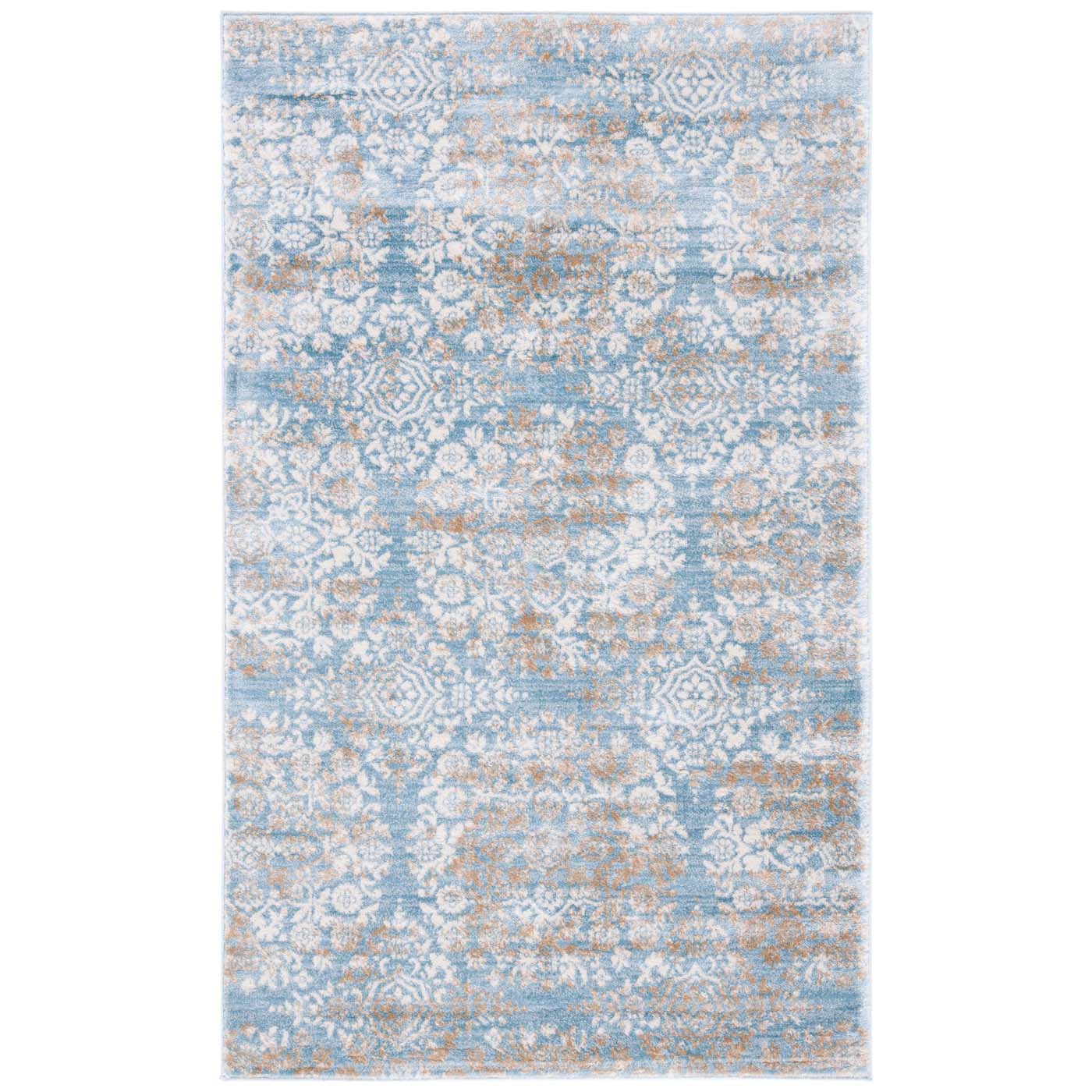 Martha Stewart 0958 Rug, MSR0958 - Denim Blue / Ivory