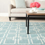 Martha Stewart 1151 Rug, MSR1151 - Geyser Blue