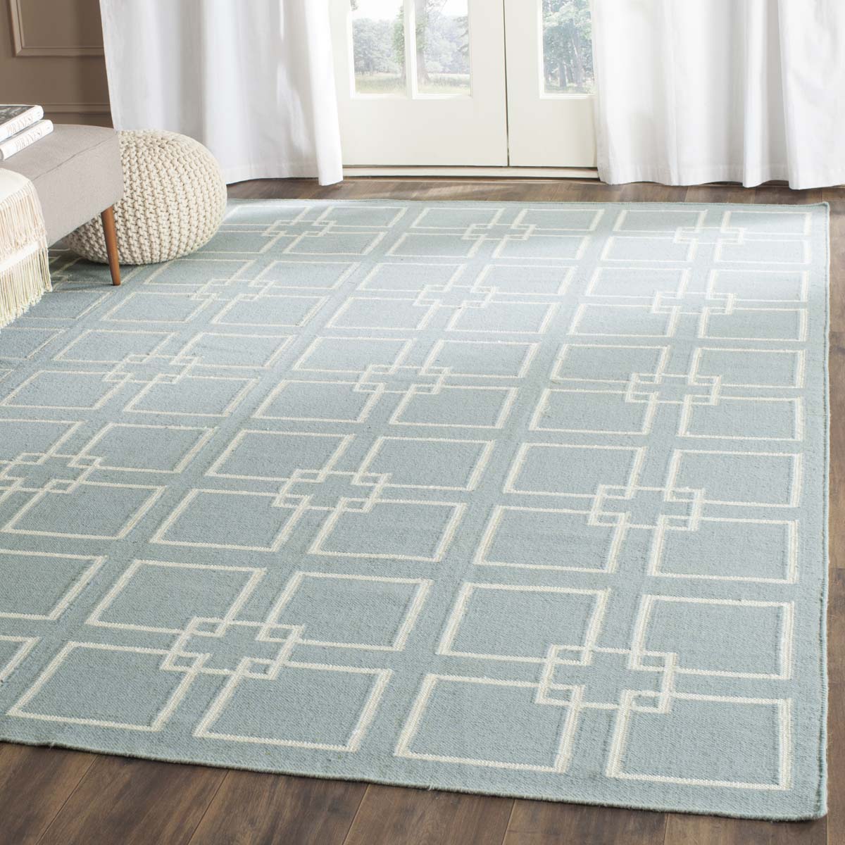 Martha Stewart 1151 Rug, MSR1151 - Geyser Blue