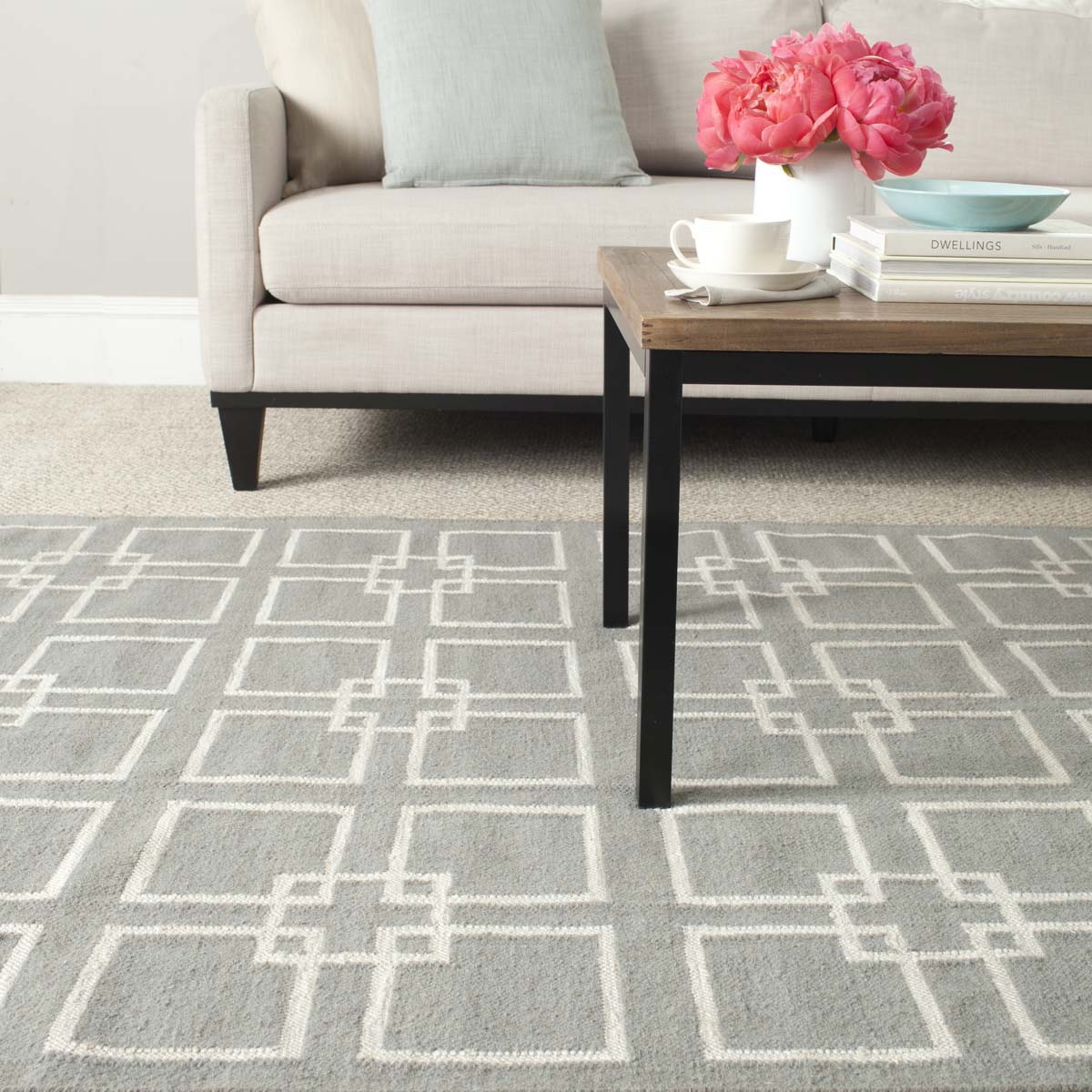 Martha Stewart 1151 Rug, MSR1151 - Cement Gray