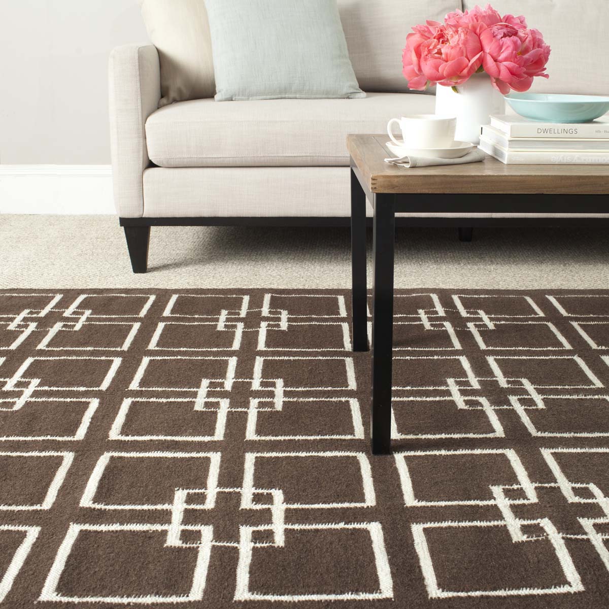 Martha Stewart 1151 Rug, MSR1151 - Tilled Soil Brn