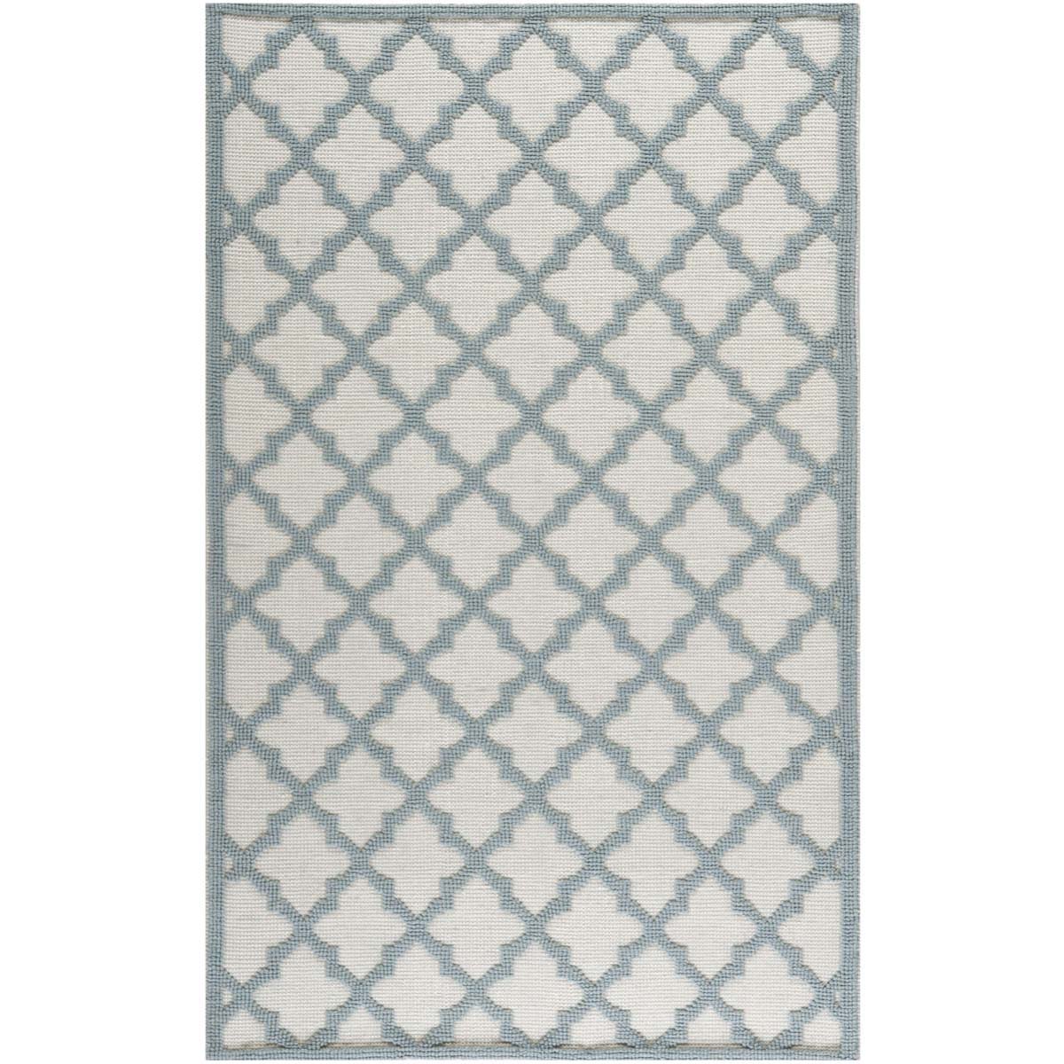 Martha Stewart 2552 Rug, MSR2552 - Ivory / Light Blue