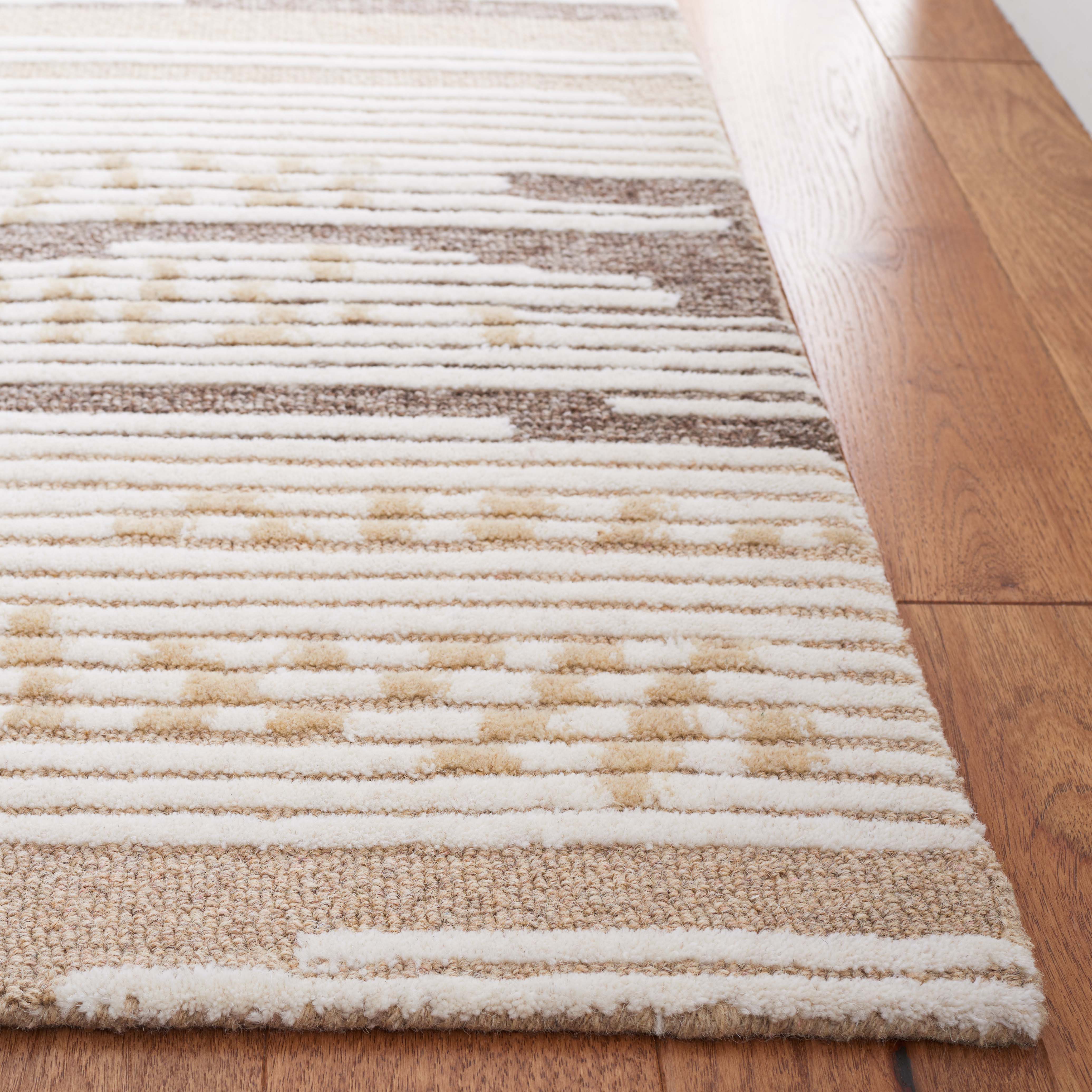 Martha Stewart 380 Rug, MSR3380 - Natural / Brown