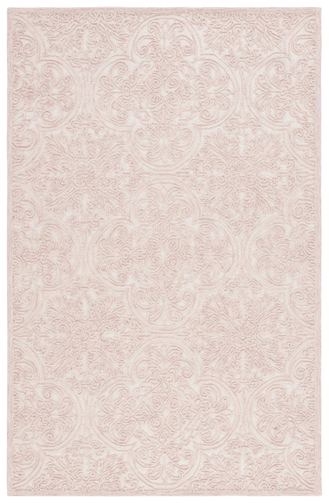 Martha Stewart 3511 Rug, MSR3511 - Ivory / Pink