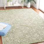 Martha Stewart 3511 Rug, MSR3511 - Ivory / Green